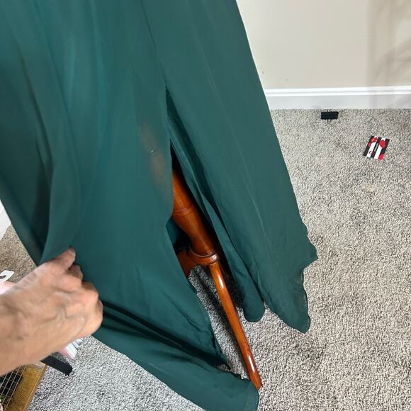 Birdy Grey Gown Size Small Hunter Green Prom Bridal - Picture 12 of 12